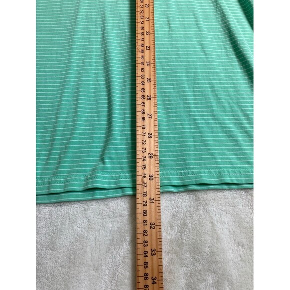 Johnnie O Mens Polo Shirt Extra Large Green Stretchy Golf Surfer Hangin Out - Picture 6 of 7